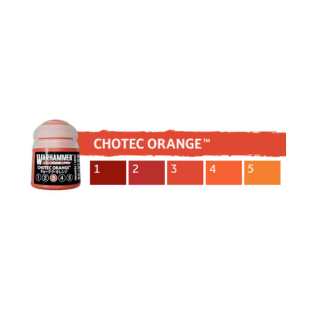 Warhammer Tone Pro: Chotec Orange (Set of 5) - Trinity Hobby