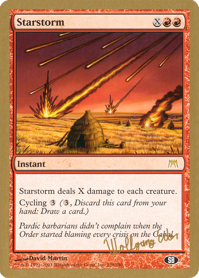 Starstorm (Wolfgang Eder) (SB) [World Championship Decks 2003] - Trinity Hobby