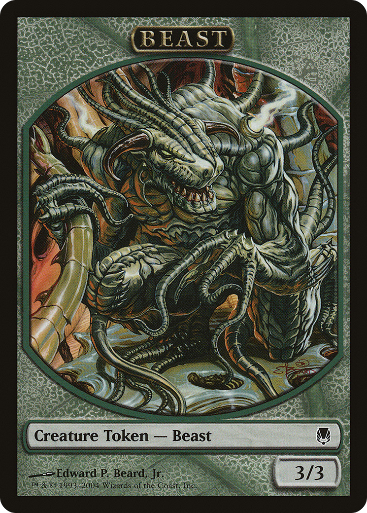 Beast Token [Magic Player Rewards 2004] - Trinity Hobby