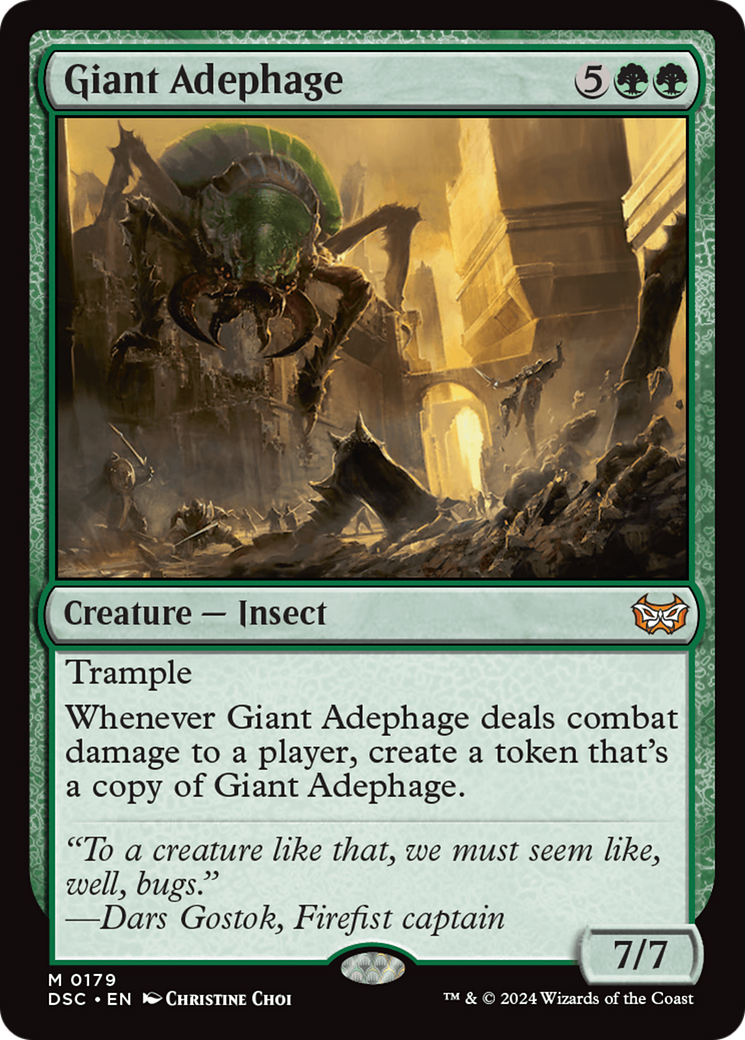 Giant Adephage [Duskmourn: House of Horror Commander] - Trinity Hobby