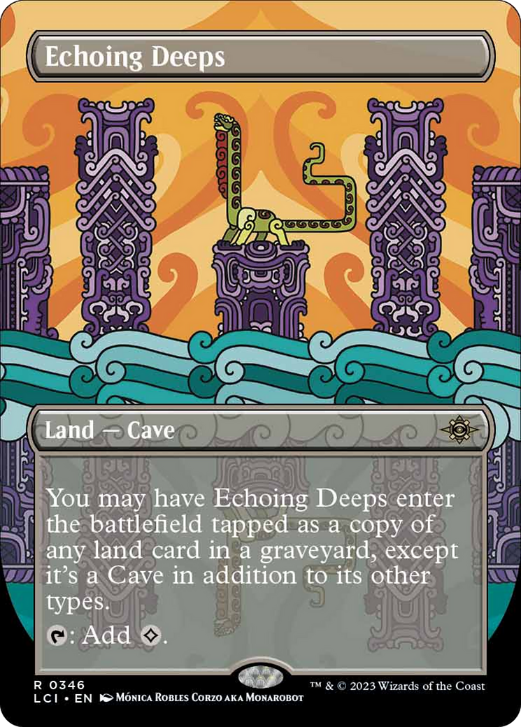 Echoing Deeps (Borderless) [The Lost Caverns of Ixalan] - Trinity Hobby
