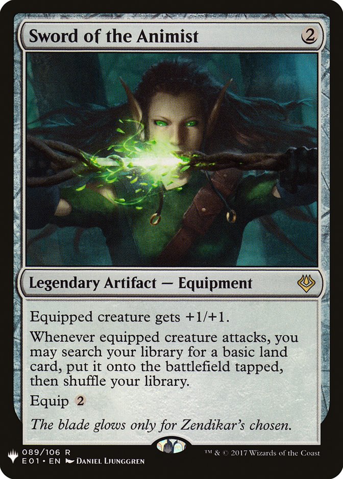 Sword of the Animist [Mystery Booster] - Trinity Hobby