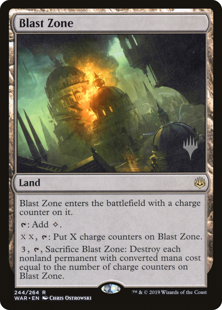 Blast Zone (Promo Pack) [War of the Spark Promos] - Trinity Hobby