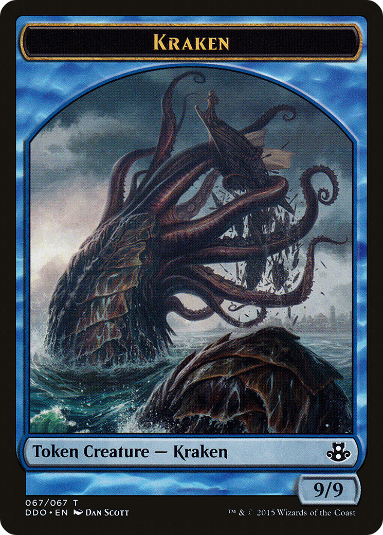 Jeton Kraken [Duel Decks : Elspeth contre Kiora] 
