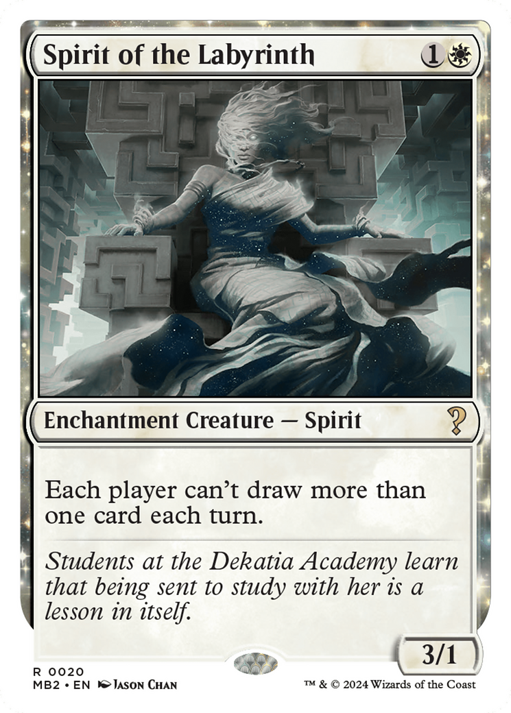 Spirit of the Labyrinth (White Border) [Mystery Booster 2] - Trinity Hobby