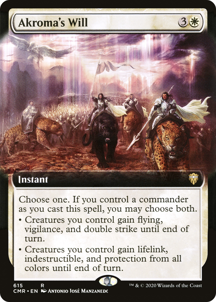 Akroma's Will (Extended Art) [Commander Legends] - Trinity Hobby