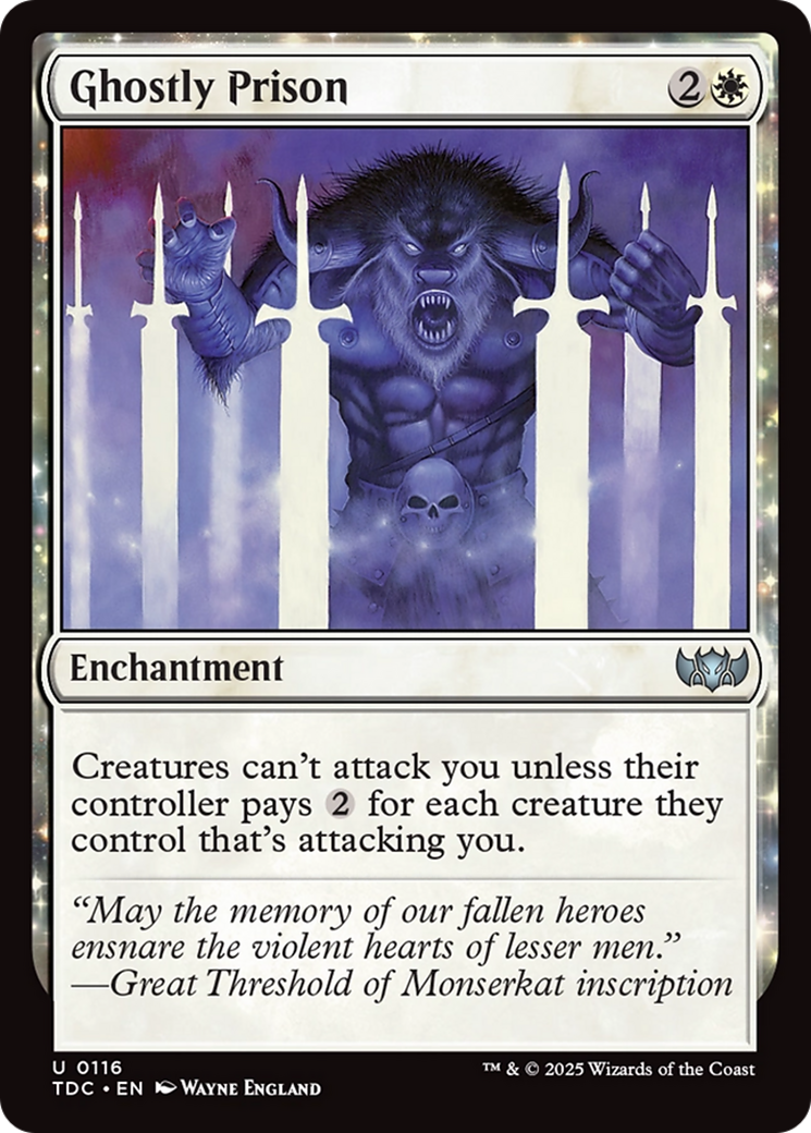 Ghostly Prison [Tarkir: Dragonstorm Commander] - Trinity Hobby