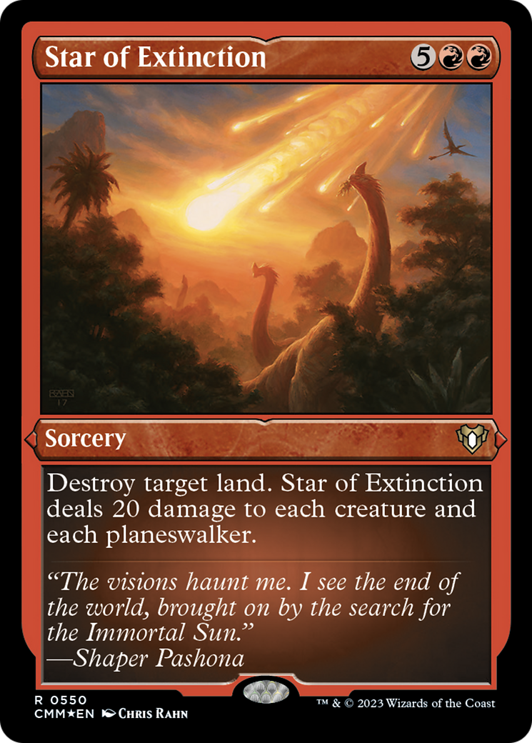 Star of Extinction (Foil Etched) [Commander Masters] - Trinity Hobby
