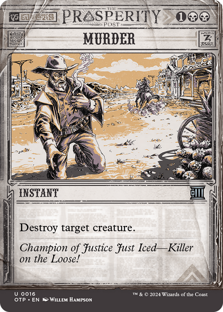 Murder [Outlaws of Thunder Junction: Breaking News] - Trinity Hobby