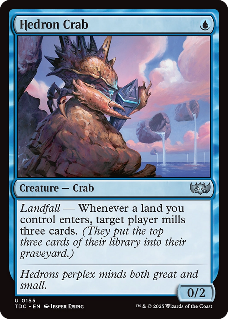 Hedron Crab (TDC-155) - [Commander: Tarkir: Dragonstorm]