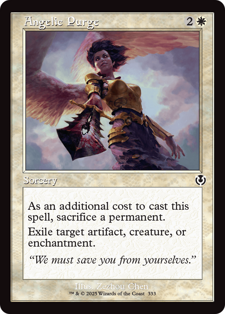 Angelic Purge (Retro Frame) [Innistrad Remastered] - Trinity Hobby
