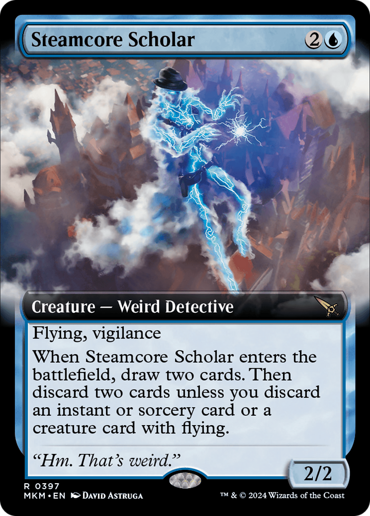 Steamcore Scholar (Extended Art) [Murders at Karlov Manor] - Trinity Hobby