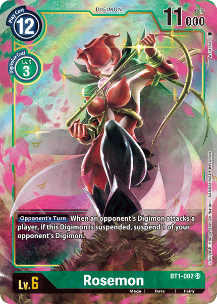 Rosemon [BT1-082] (Alternate Art) [Release Special Booster Ver.1.0] - Trinity Hobby