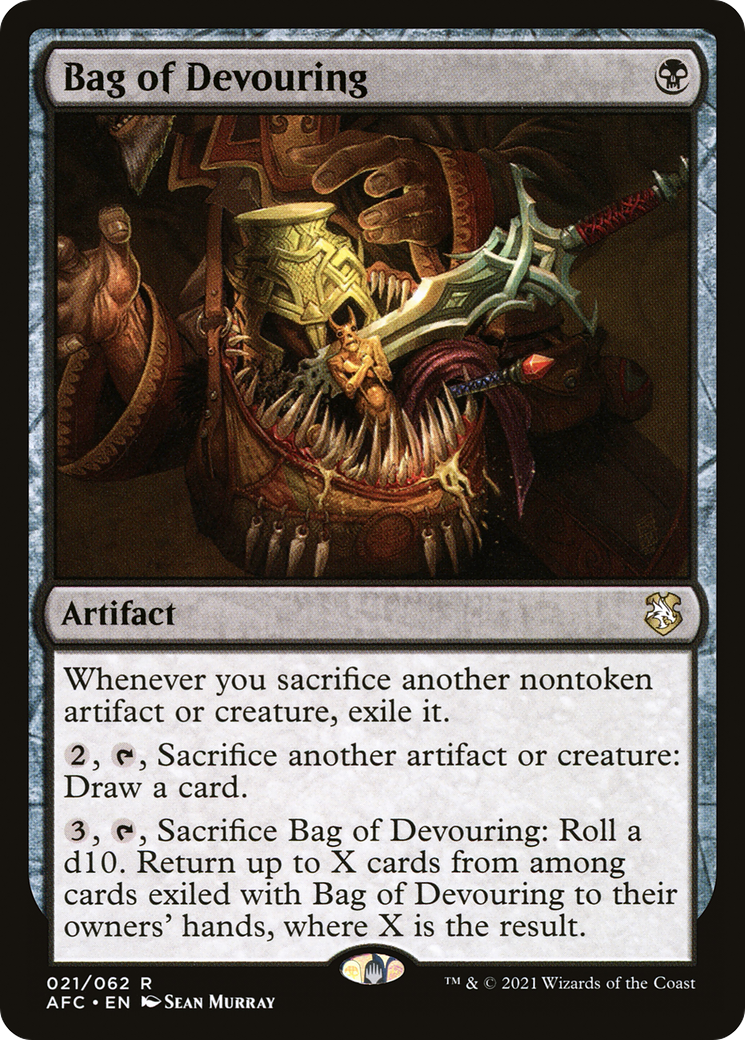 Bag of Devouring [Dungeons & Dragons: Adventures in the Forgotten Realms Commander] - Trinity Hobby