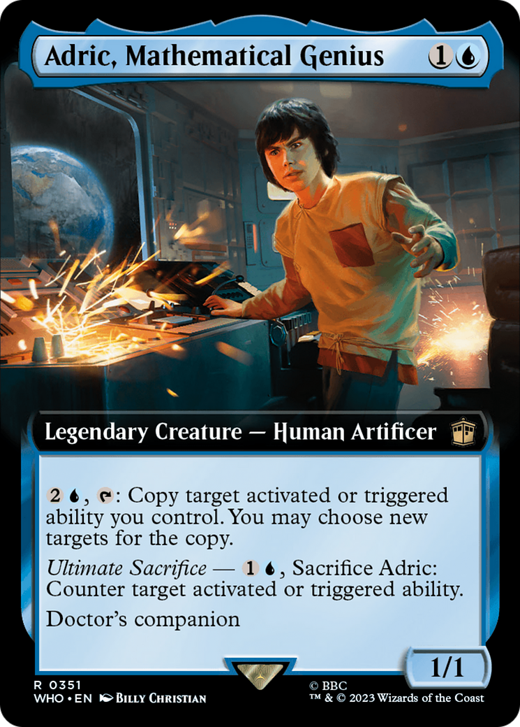 Adric, Mathematical Genius (Extended Art) [Doctor Who] - Trinity Hobby