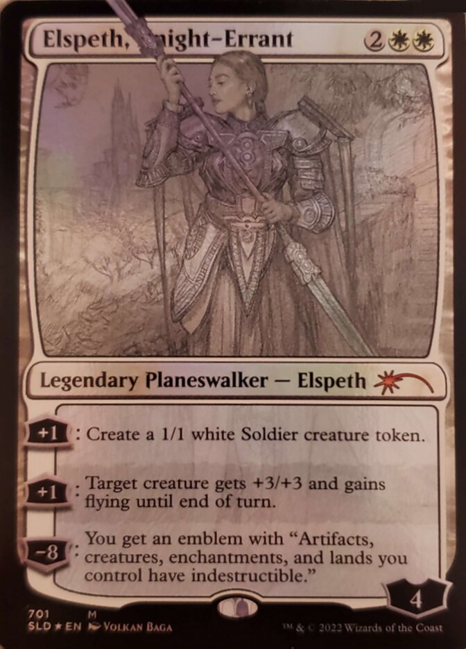 Elspeth, Knight-Errant (Sketch) [Secret Lair Drop Promos] - Trinity Hobby