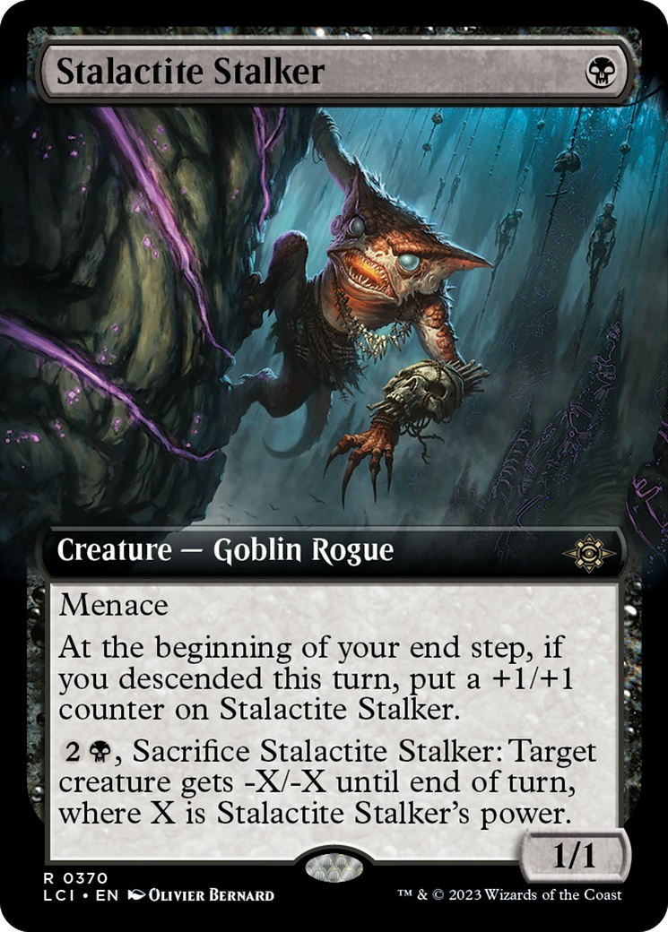 Stalactite Stalker (Extended Art) [The Lost Caverns of Ixalan] - Trinity Hobby