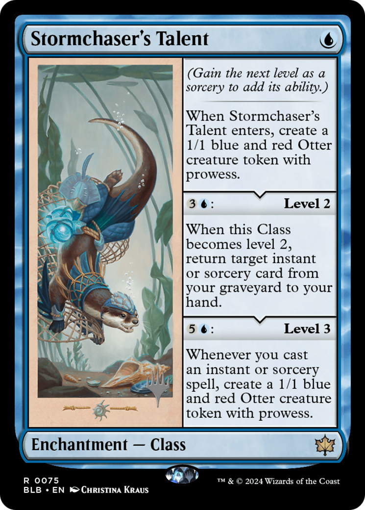 Stormchaser's Talent (Promo Pack) [Bloomburrow Promos] - Trinity Hobby