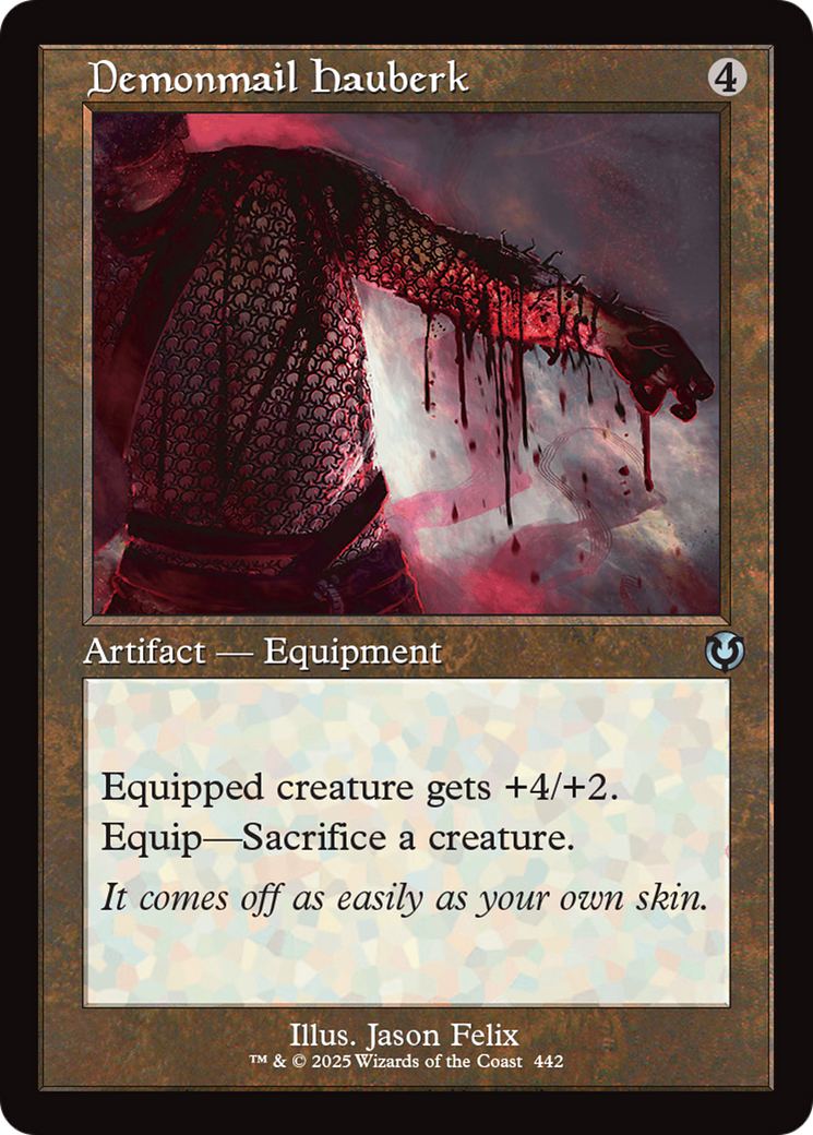 Demonmail Hauberk (Retro Frame) [Innistrad Remastered] - Trinity Hobby