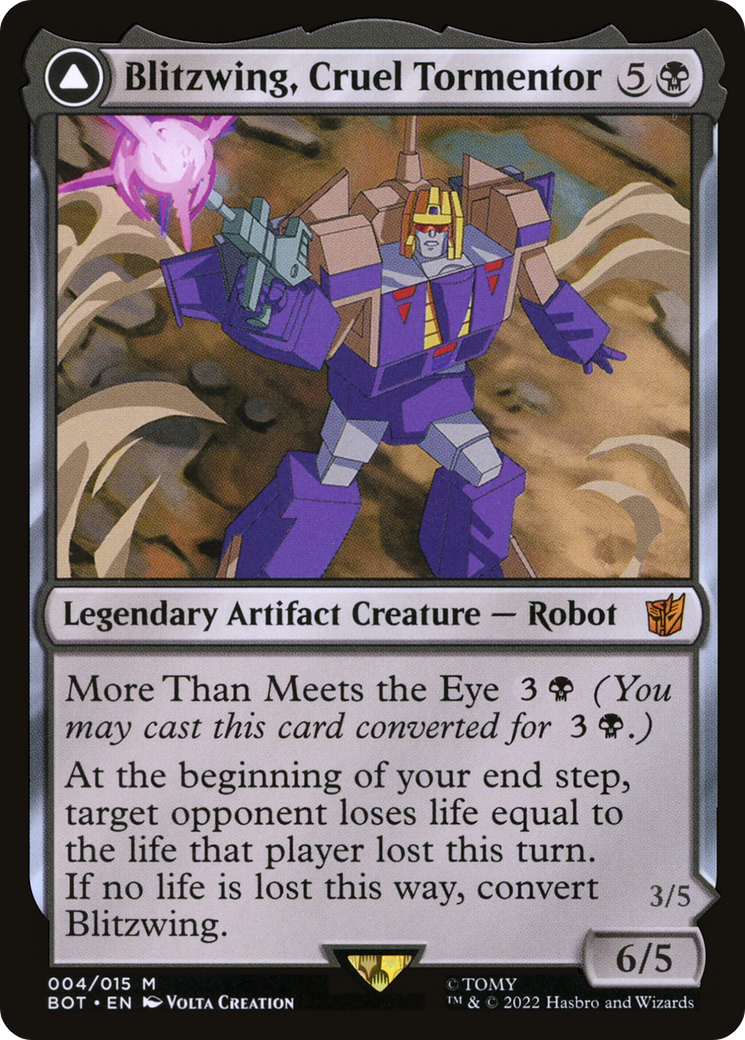 Blitzwing, Cruel Tormentor // Blitzwing, Adaptive Assailant [Transformers] - Trinity Hobby