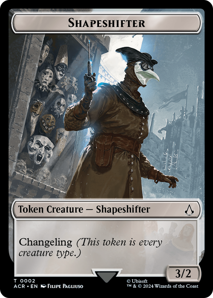 Shapeshifter Token  (ACR-002) - [Assassin's Creed Tokens] - Trinity Hobby