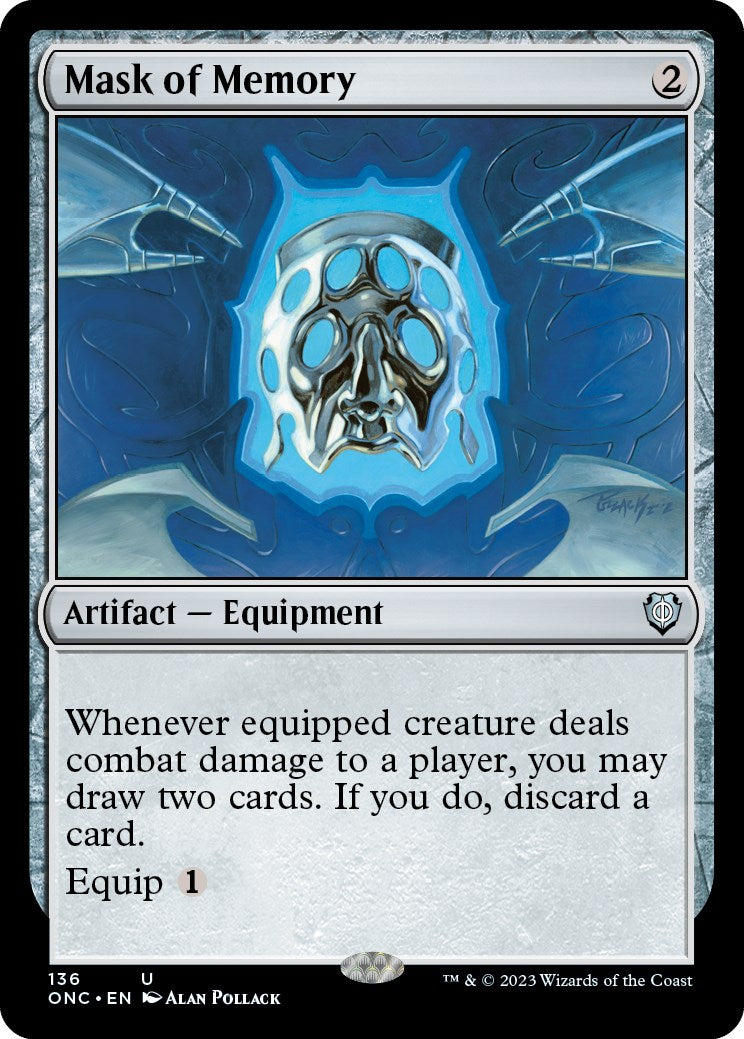 Mask of Memory [Phyrexia: All Will Be One Commander] - Trinity Hobby