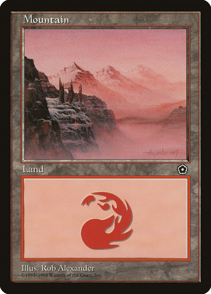 Mountain (Signature on Right) [Portal Second Age] - Trinity Hobby
