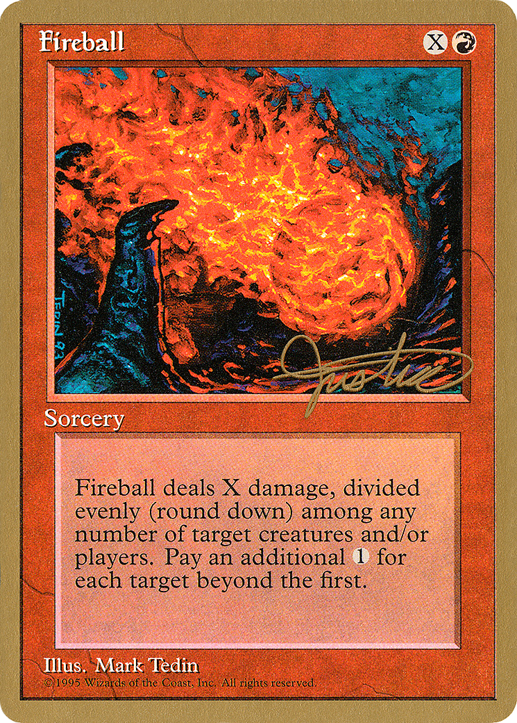 Boule de feu (Mark Justice) [Ensemble collector Pro Tour] 