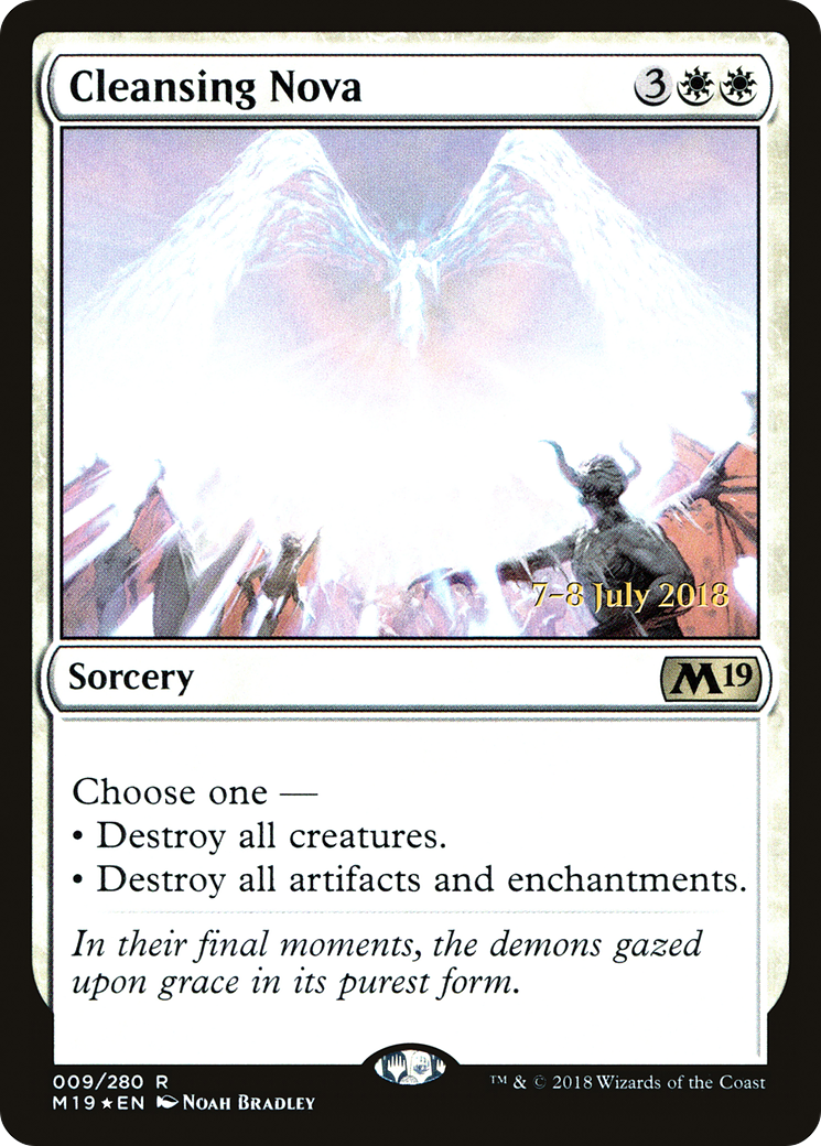Cleansing Nova [Core Set 2019 Prerelease Promos] - Trinity Hobby