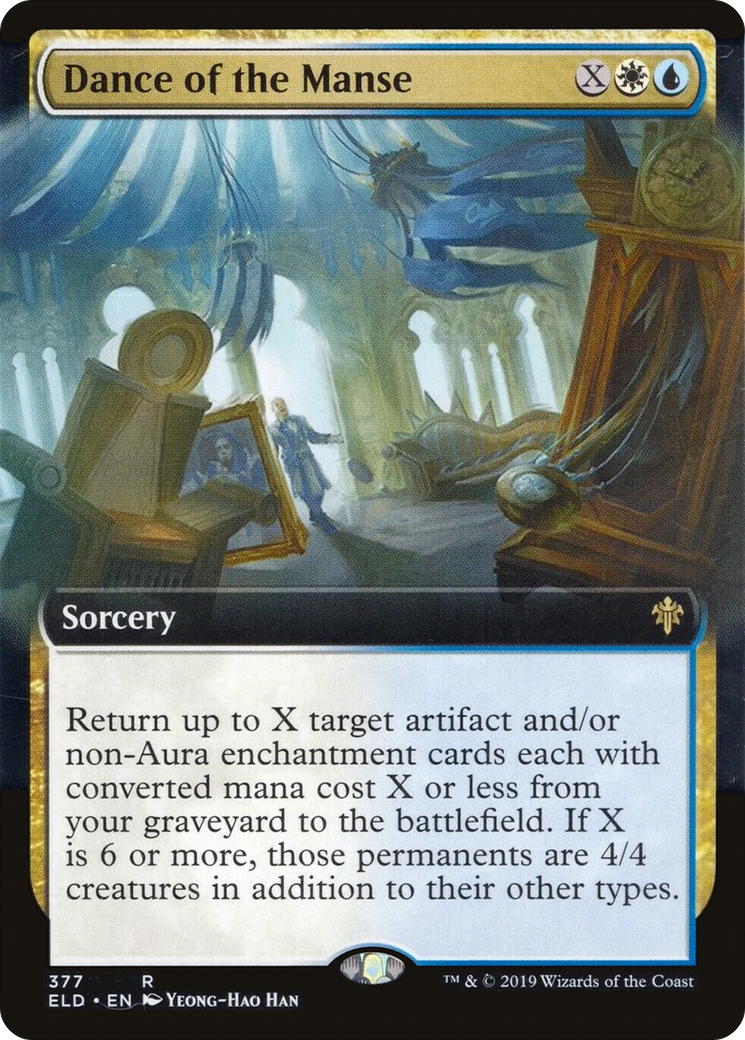 Dance of the Manse (Extended Art) [Throne of Eldraine] - Trinity Hobby