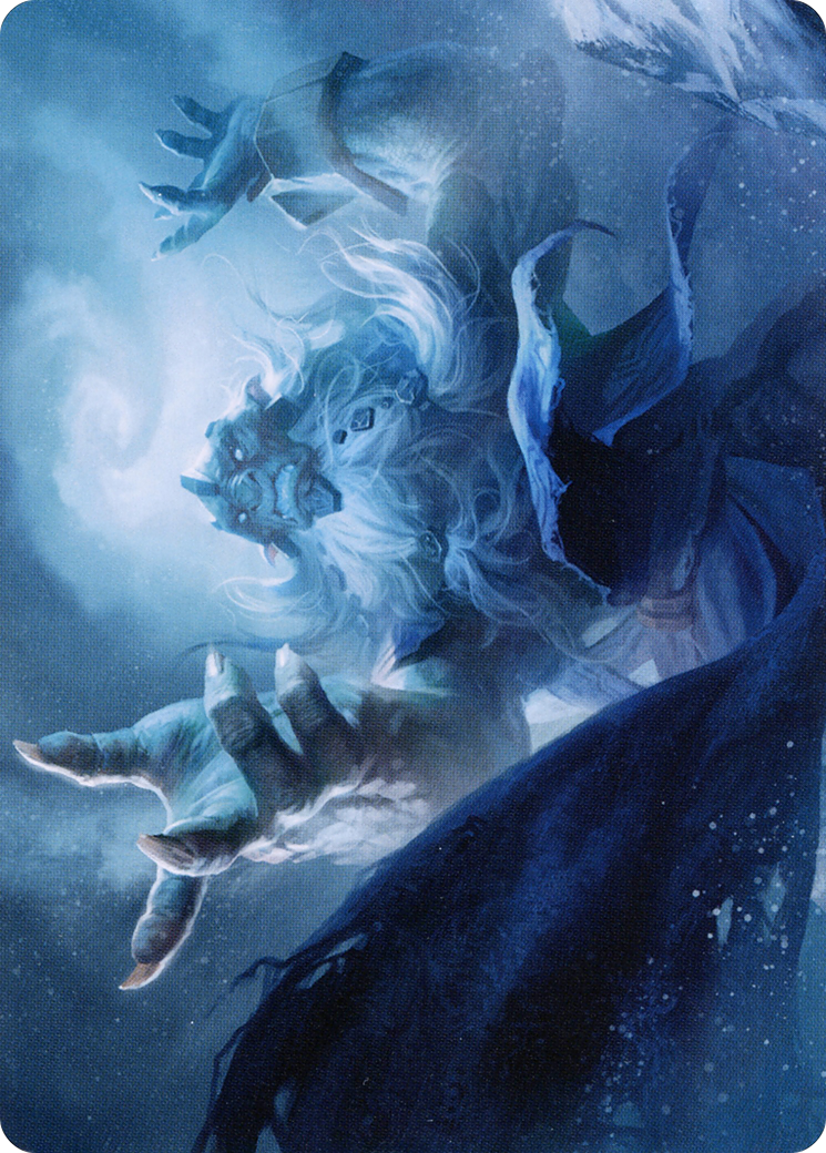 Cyclone Summoner Art Card  (ASKHM-013) - [Art Series: Kaldheim] (Borderless) - Trinity Hobby