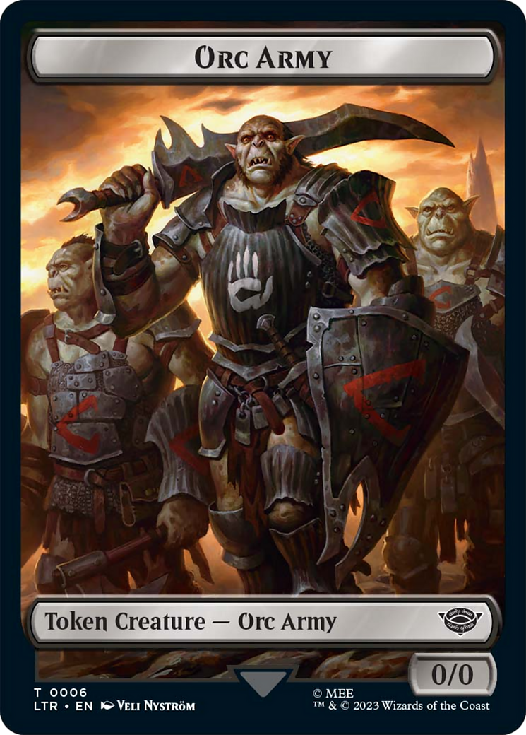Food (11) // Orc Army (06) Double-Sided Token [The Lord of the Rings: Tales of Middle-Earth Tokens] - Trinity Hobby