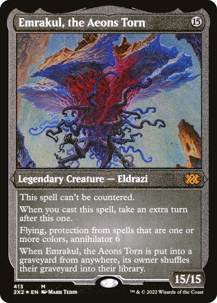 Emrakul, the Aeons Torn (Foil Etched)  [Foil]  (2X2-413) - [Double Masters 2022] - Trinity Hobby