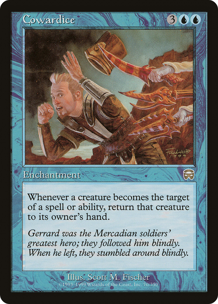 Cowardice [Mercadian Masques] - Trinity Hobby