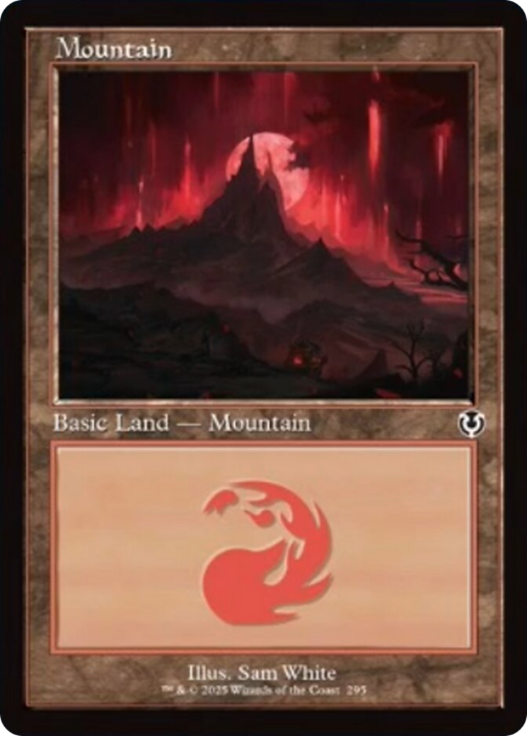 Mountain (295) (Retro Frame) [Innistrad Remastered] - Trinity Hobby