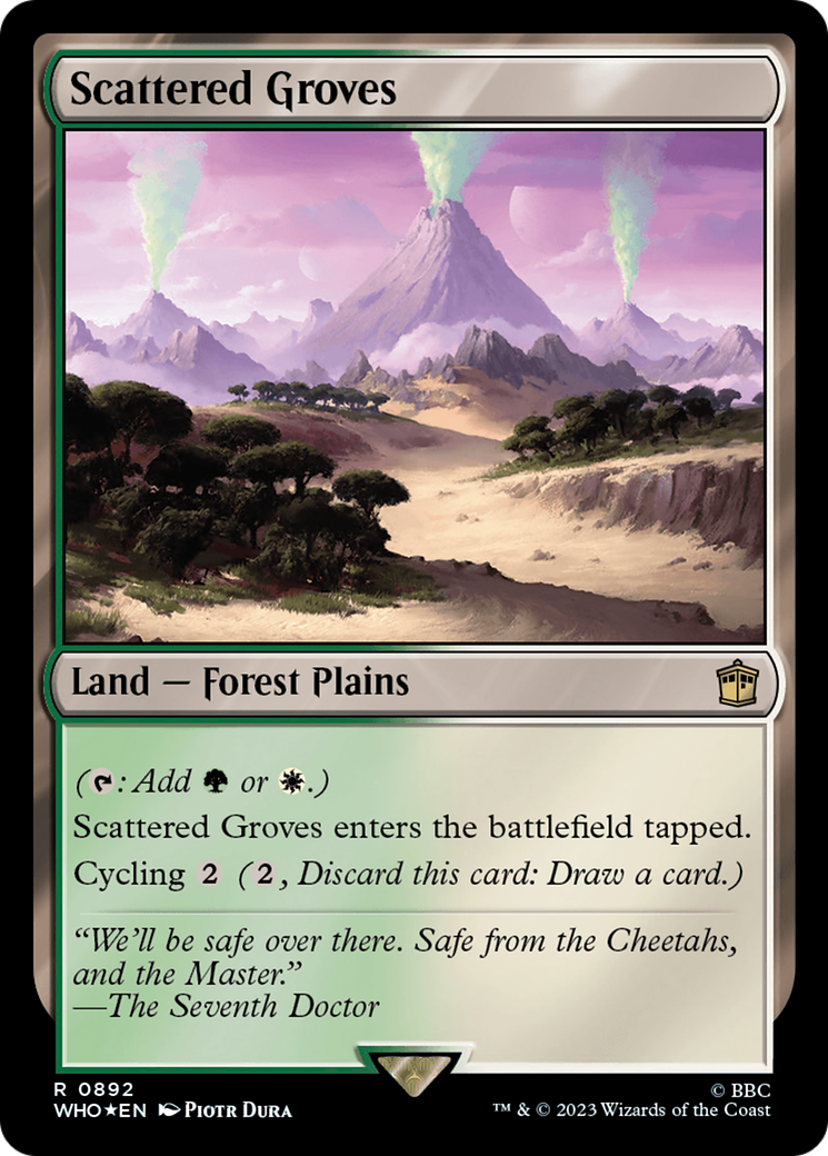 Scattered Groves (Surge Foil) [Doctor Who] - Trinity Hobby
