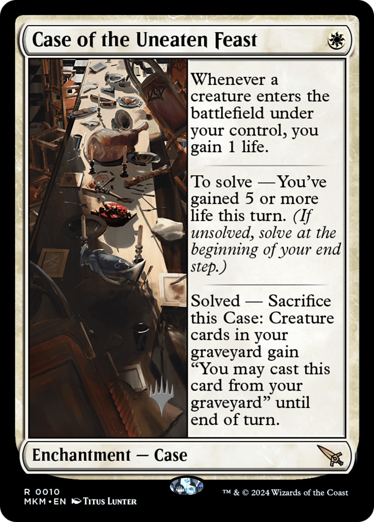 Case of the Uneaten Feast (Promo Pack) [Murders at Karlov Manor Promos] - Trinity Hobby
