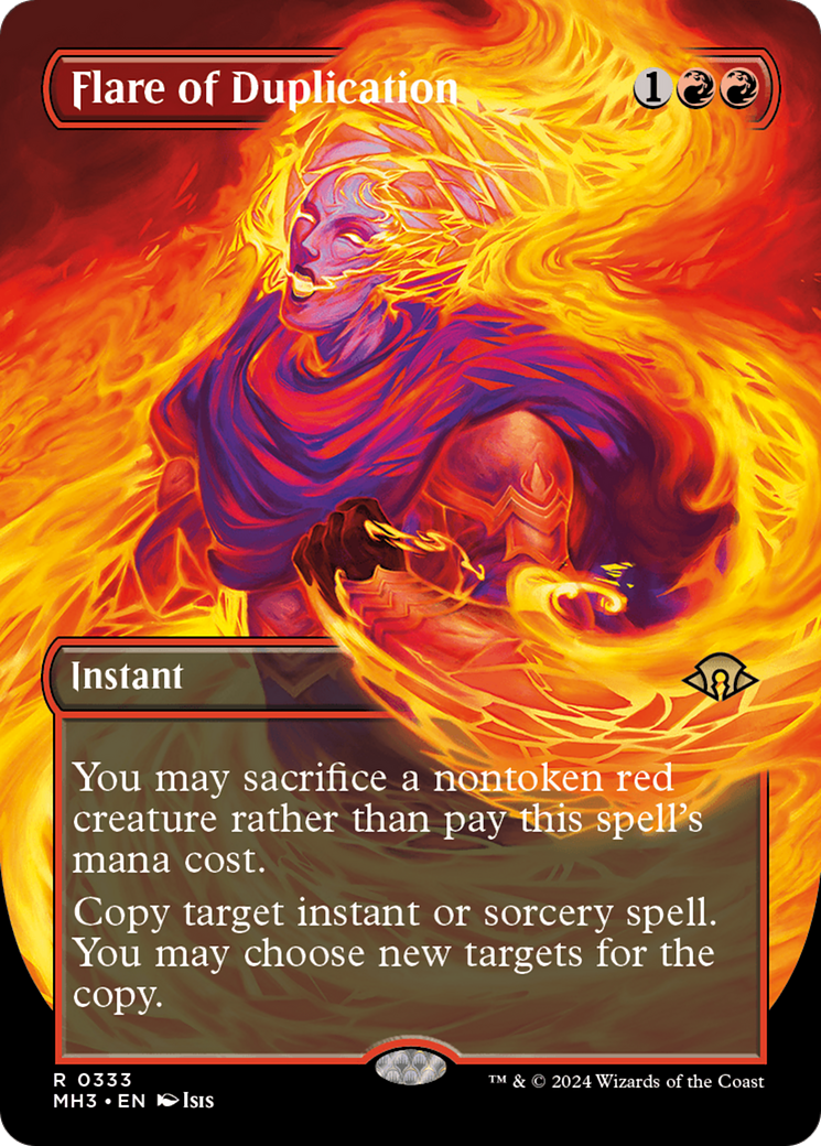 Flare of Duplication (Borderless) [Modern Horizons 3] - Trinity Hobby