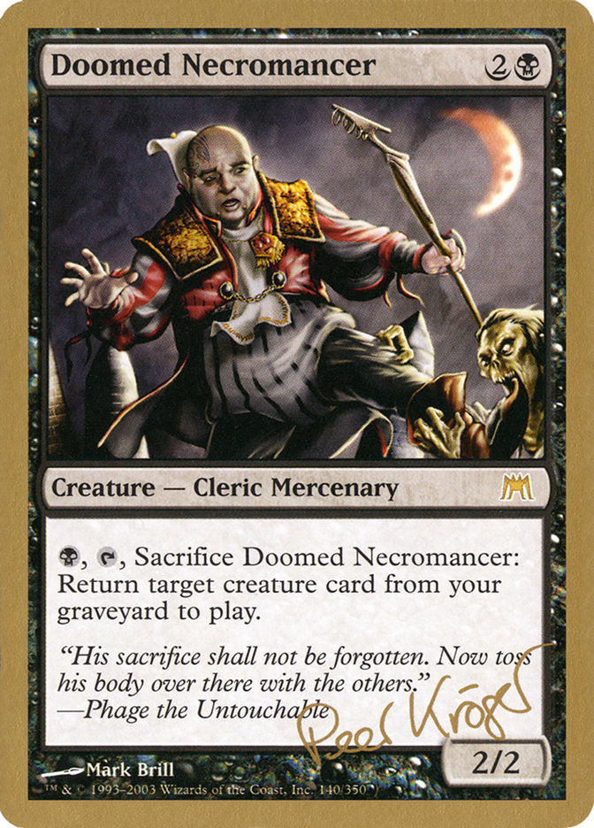 Doomed Necromancer (Peer Kroger) [World Championship Decks 2003] - Trinity Hobby