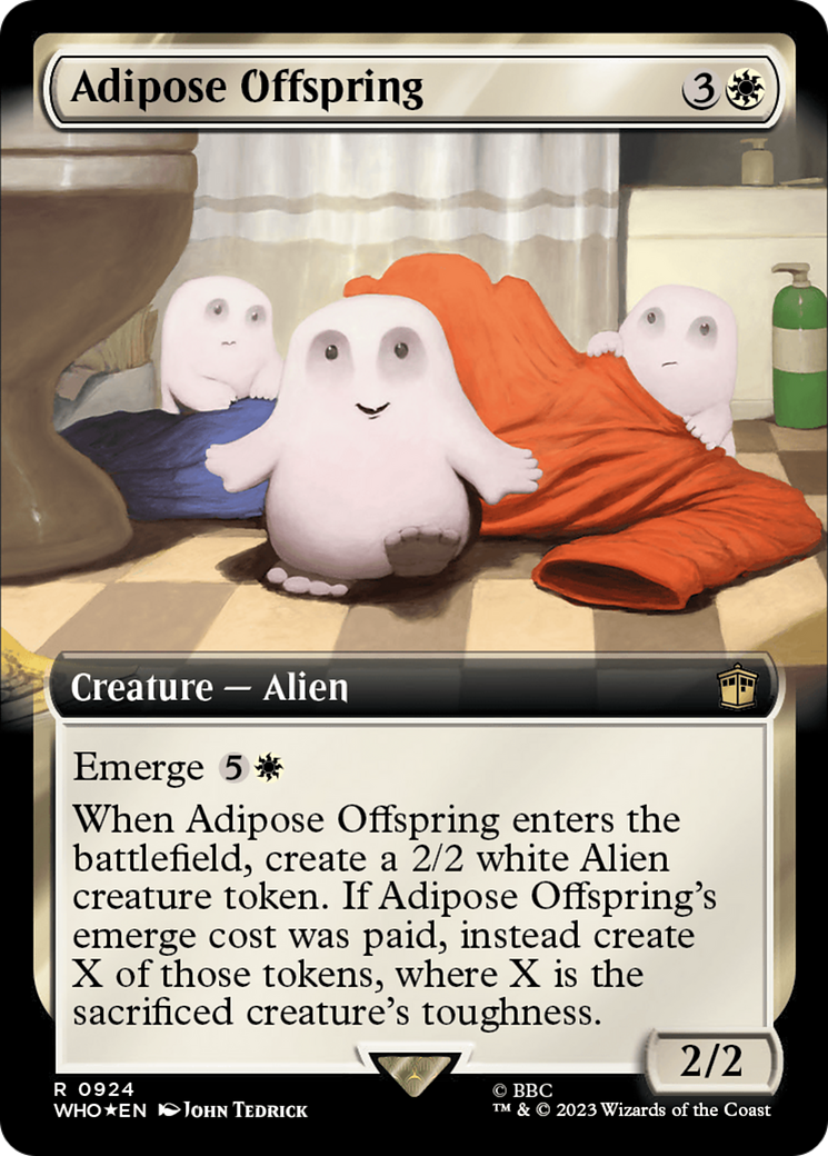 Adipose Offspring (Extended Art) (Surge Foil) [Doctor Who] - Trinity Hobby