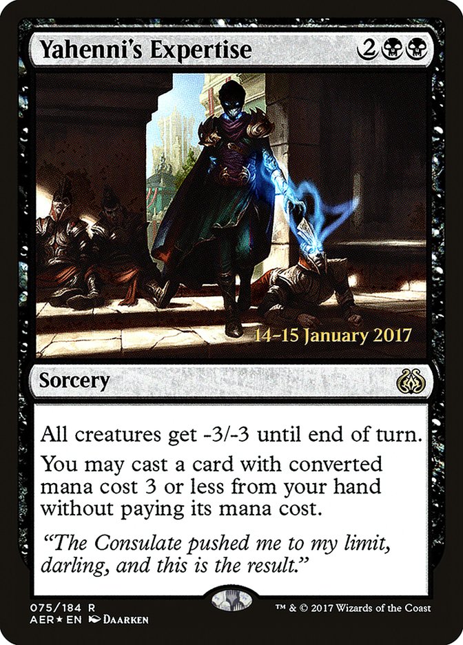 Yahenni's Expertise [Aether Revolt Prerelease Promos] - Trinity Hobby