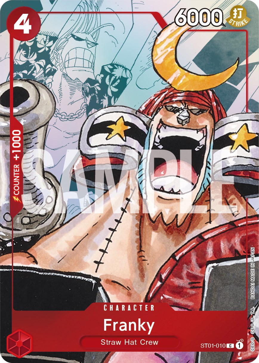 Franky - ST01-010 (Alternate Art) (ST01-010) - [One Piece Promotion Cards] Foil - Trinity Hobby