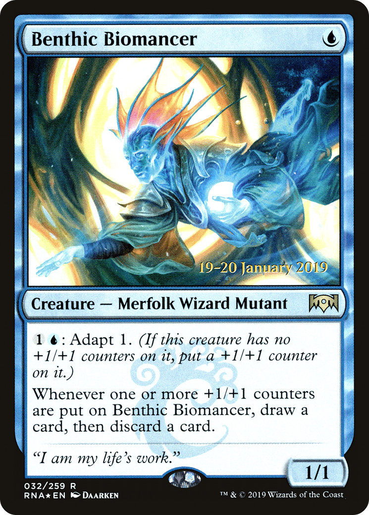 Benthic Biomancer [Ravnica Allegiance Prerelease Promos] - Trinity Hobby