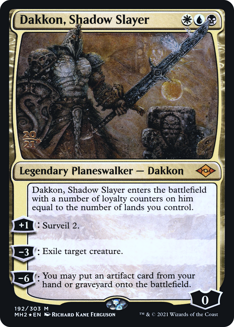Dakkon, Shadow Slayer [Modern Horizons 2 Prerelease Promos] - Trinity Hobby