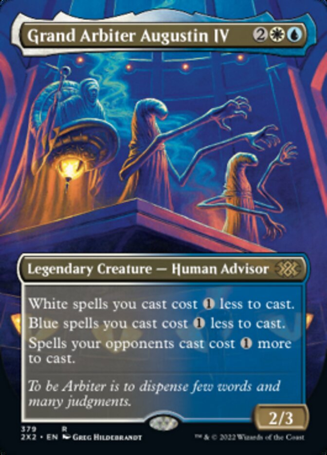 Grand Arbiter Augustin IV (Borderless Alternate Art) [Double Masters 2022] - Trinity Hobby