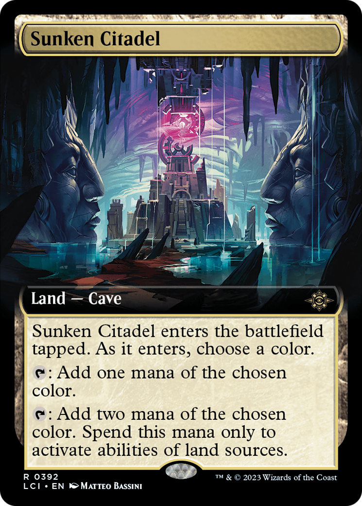 Sunken Citadel (Extended Art) [The Lost Caverns of Ixalan] - Trinity Hobby
