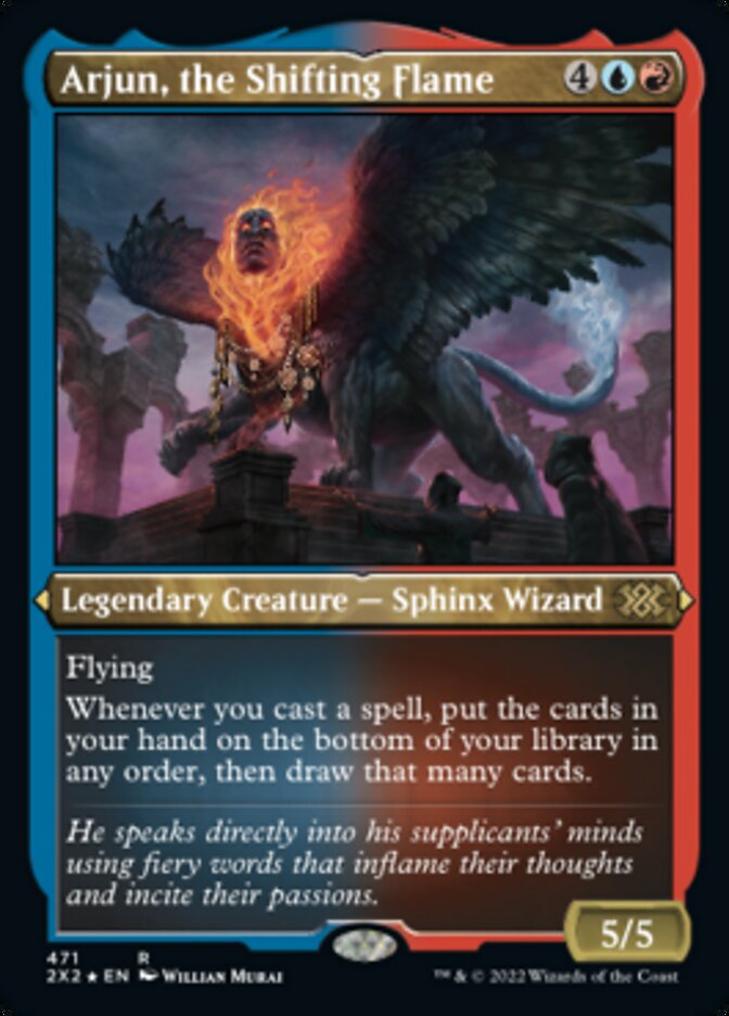 Arjun, the Shifting Flame (Foil Etched) [Double Masters 2022] - Trinity Hobby