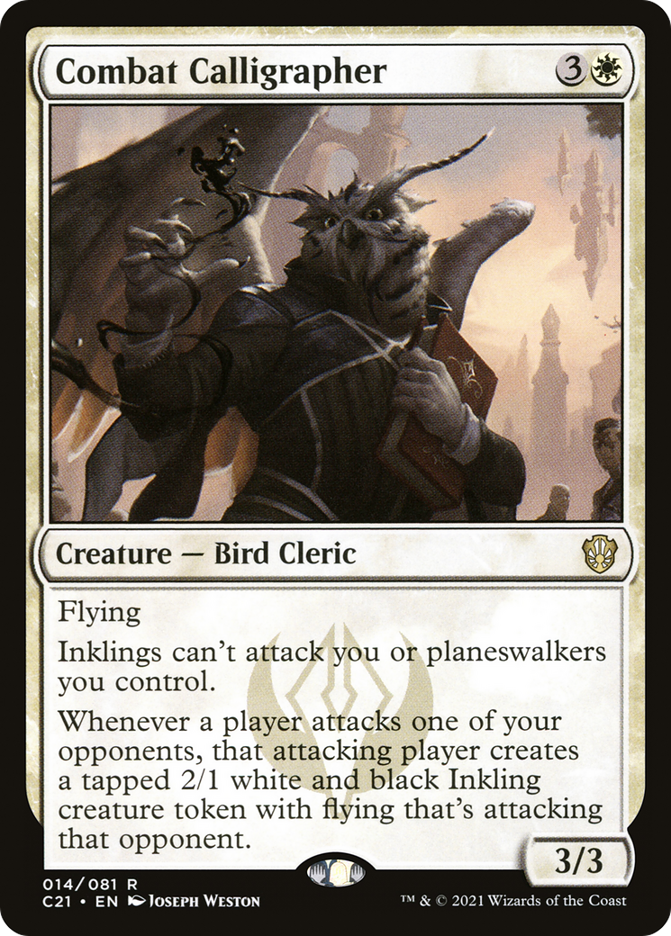 Combat Calligrapher [Commander 2021] - Trinity Hobby