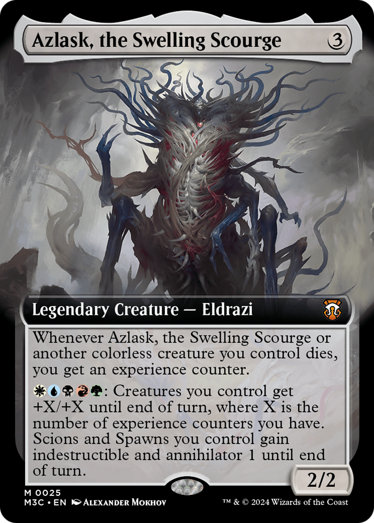 Azlask, the Swelling Scourge (Extended Art) [Modern Horizons 3 Commander] - Trinity Hobby