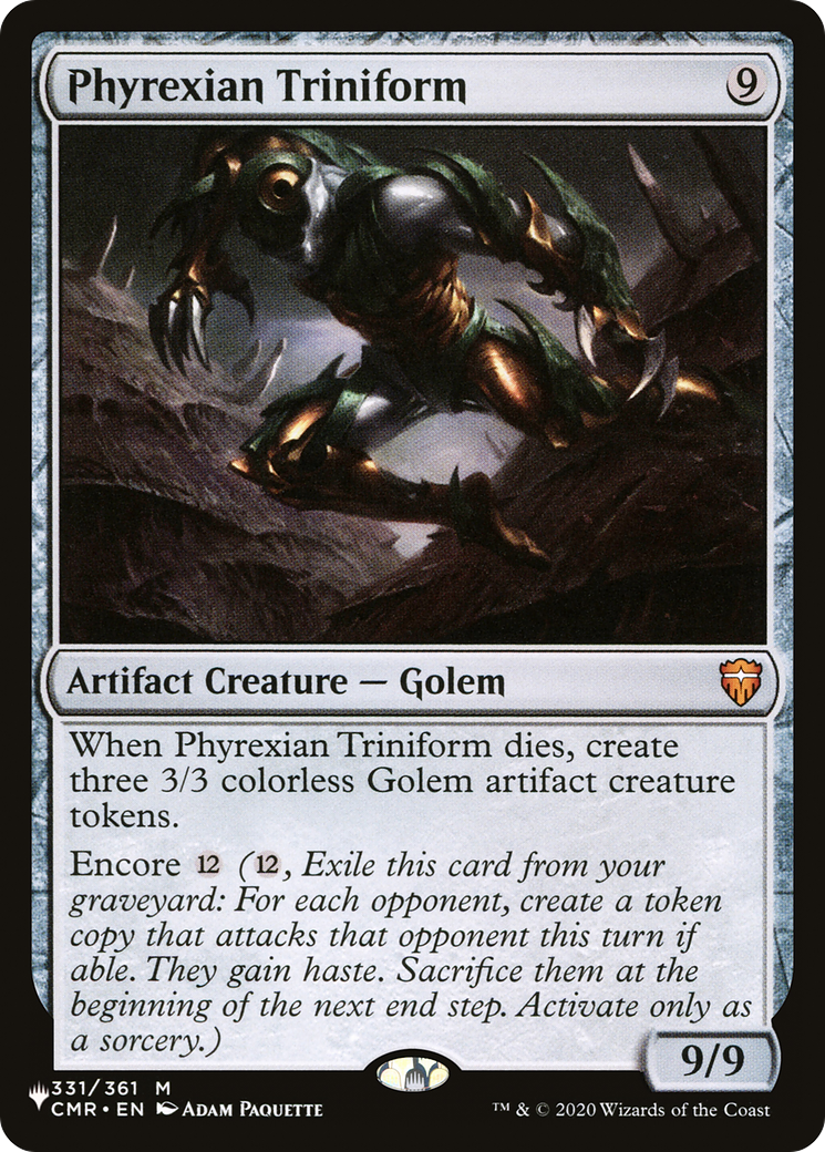 Phyrexian Triniform [The List] - Trinity Hobby